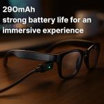 nexlenz Smart AI Glasses – 8MP Camera with EIS, Free AI Recognition, Real-Time Translation, Dual-Mic Noise Canceling, Bluetooth 5.3, WiFi Sharing, IP67 Waterproof (Color Changing Glasses)