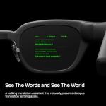 inmo Go Smart Glasses Invisible Teleprompter Glasses for Speech with AR Display, 11 Languages AI Translation Smartglasses for Men Women, Realtime Translator for Travel, Meeting, Trade, Business
