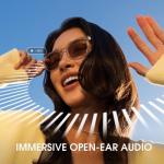 Lucyd Lyte Moonbeam Bluetooth Audio Sunglasses for Men & Women – Smart Glasses with Headphones, Speaker and Wireless Mic - Compatible with Alexa & Siri - Photochromic Smart Glasses w/Adaptive Lenses