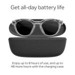 Oakley Meta HSTN, Clear | Smart AI Glasses for Men, Women — Performance for Sports, Athletes — Camera, Audio, Video — 8 Hour Battery — 3K HD Resolution — Clear to Grey Transitions® Lenses