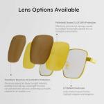 SANGSTRE Mozart Smart Audio Glasses Excellent Sound Quality Ultralight,Detachable Frame Front,Blue Light Blocking,Photochromic Lenses,UV400,Bluetooth Glasses for Men;Travel,Work,Meeting