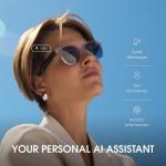 Lucyd Lyte Moonbeam Bluetooth Audio Sunglasses for Men & Women – Smart Glasses with Headphones, Speaker and Wireless Mic - Compatible with Alexa & Siri - Photochromic Smart Glasses w/Adaptive Lenses