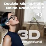 NEXLENZ Smart Glasses with Camera–8MP Hands-Free Photo & Video,Live Translation,AI Recognition with Voice Feedback,Bluetooth Audio,IP67 Waterproof Sunglasses