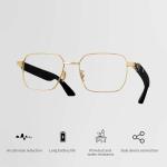 SANGSTRE Mozart Smart Audio Glasses Excellent Sound Quality Ultralight,Detachable Frame Front,Blue Light Blocking,Photochromic Lenses,UV400,Bluetooth Glasses for Men;Travel,Work,Meeting