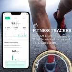 PAERDUO 2026 Smart Ring for Women & Men - Sleep Tracker Fitness & Health Tracker Heart Rate Monitor Activity & Stress Tracking Waterproof No App Subscription (Rose Gold, 6-51.9mm/2.04")