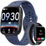 Smart Watches for Women/Men Android iPhone, [1.85" AMOLED Screen] Smartwatch Fitness Tracker 3ATM Waterproof with Bluetooth Calls, AI Control, Heart Rate/SpO2/Sleep Monitor, 7 Days Battery