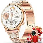 Hwagol Smart Watches for Women Android Phones iPhone Compatible(Bluetooth Call),1.39'' Round Fitness Tracker Heart Rate/SpO2/Sleep Monitor,100+Sport Modes Pedometer