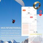 PAERDUO 2026 Smart Ring for Women & Men - Sleep Tracker Fitness & Health Tracker Heart Rate Monitor Activity & Stress Tracking Waterproof No App Subscription (Rose Gold, 6-51.9mm/2.04")