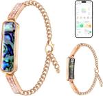 RIFESI Smart Bracelet for Women, Valentine's Day Gifts, Health Activity Fitness Trackers, 24/7 Heart Rate, HRV, Blood Oxygen & Stress Monitor, 24H Sleep Tracker, Free APP for iOS & Android, Blue