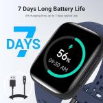 Smart Watches for Women/Men Android iPhone, [1.85" AMOLED Screen] Smartwatch Fitness Tracker 3ATM Waterproof with Bluetooth Calls, AI Control, Heart Rate/SpO2/Sleep Monitor, 7 Days Battery