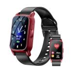 Fajocru Fall Detection Smart Watch for Seniors with GPS Tracking, SOS Alert & HD Video Call, Waterproof Fitness Tracker for Dementia/Alzheimer’s, 4G Safety (Casual, Red)