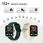 Smart Watch for Men Women, 1.83" HD Touchscreen Fitness Watch with Bluetooth Call&Message Notifications, 110+Sport Modes, 24/7 Heart Rate/Sleep Monitor, IP68 Waterproof Fitness Tracker, Champagne Gold