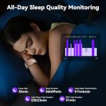 iSo Tech Smart Bracelet for Men Women, Activity Health Fitness Trackers with 60-Day Battery Life, 24/7 Continuous Heart Rate Blood Pressure SpO2 HRV Stress Sleep Monitor, 170+ Sports Modes, Sub-Free