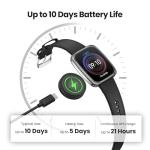 Amazfit Active 2 Premium Smart Watch Fitness Tracker (Square), 10 Day Battery, Water Resistant, GPS Maps, Heart & Sleep Monitor, Sapphire Glass (Renewed)