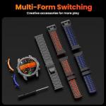 Hwagol Smart Watches for Men(Two Style Kits) Military Watch for Men with Heart Rate/Sleep Monitor/Calls/Notifications/100+ Sport Modes,1.52''HD DIY Screen Waterproof Step Tracker Sports Watch