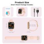 Smart Watch for Men Women(Answer/Make Call), 1.83" Fitness Watch with Heart Rate/Blood Pressure/Blood Oxygen, Pedometer, Sleep Tracker,120+ Sport Modes, IP68 Waterproof Fitness Tracker for Android iOS