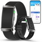 Giwbeiv Smart Bracelet for Men Women,24/7 Activity & Fitness Trackers Band,Sleep Tracking/Heart Rate/Blood Pressure/ SpO2/ Steps Monitor,170+ Sport Modes Smart Wristband with Free APP 2 Bands -Black