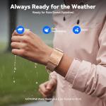 iSo Tech Smart Bracelet for Men Women, Activity Health Fitness Trackers with 60-Day Battery Life, 24/7 Continuous Heart Rate Blood Pressure SpO2 HRV Stress Sleep Monitor, 170+ Sports Modes, Sub-Free