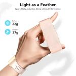 iSo Tech Smart Bracelet for Men Women, Activity Health Fitness Trackers with 60-Day Battery Life, 24/7 Continuous Heart Rate Blood Pressure SpO2 HRV Stress Sleep Monitor, 170+ Sports Modes, Sub-Free