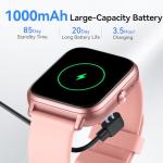 Smart Watch for Men Women (Answer/Make Calls), 1.83" HD Touchscreen Fitness Tracker, 480Hrs Playtime,112+ Sports Modes,Fitness & Sleep Tracker,Health,Fitness Watch for Android/iOS,IP68 Waterproof,Pink