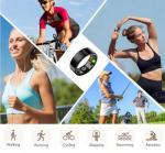 Heraphus Smart Health Ring, Fitness Tracker with Heart Rate, Blood Oxygen, Blood Pressure, Sleep & Step Monitoring, Waterproof, Compatible with iOS & Android, No Subscription Required (Black, 7)