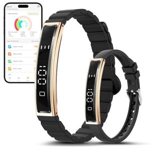 Smart Bracelet for Women, Health Activity Fitness Trackers, 24/7 Heart Rate, Blood Oxygen & Stress Monitor, 24H Sleep Tracker, Smart Wristband with Free APP 2 Bands, Valentine’s Day Gift for Women