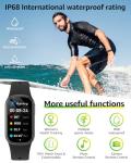 BUTFORFIT Fitness Tracker (Answer/Dial Call), Smart Watch with 1.47" HD Touch Display, 130+ Sport Modes Activity Tracker with Sleep Monitor, IP68 Waterproof Tracker for Android&iPhone Women Men