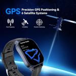 Smart Watch (Answer/Make Call), 2.1" Curved AMOLED Screen Smartwatch for Men Women, Activity Trackers with 150+ Sport Modes/Heart Rate/Sleep/SpO2 Monitor,5ATM Waterproof, Android and iOS Compatible