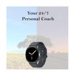 Samsung Galaxy Watch 8 (2025) Bluetooth Smartwatch, Intl Version – Fitness & Sleep Tracking,Heart Rate Monitor, Android Compatible(Not for iOS) + Extra Sport Band/Charger (Graphite, 44mm)