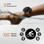 Kieslect Smart Watch for Men Women, Compatible with Android & iPhone, 1.43" AMOLED Screen Fitness Tracker with Answer/Make Calls, IP68 Waterproof Heart Rate/Sleep/SpO2 Monitor, 100+ Sports Modes