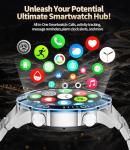 Military Smart Watch for Men(Answer/Calls),1.43''AMOLED Screen,500mAh 5ATM Waterproof,170 Sports Modes, Fitness Tracker Watch with Heart Rate/Blood Pressure/SpO2 for Android/iOS,Smartwatch Black