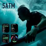 Smart Watch (Answer/Make Call), 2.1" Curved AMOLED Screen Smartwatch for Men Women, Activity Trackers with 150+ Sport Modes/Heart Rate/Sleep/SpO2 Monitor,5ATM Waterproof, Android and iOS Compatible