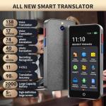 Language Translator Device No Wifi Needed, High-end Upgraded Ai Translator, Offline Real-Time Voice Spainish Translation, Support 139 Languages, Recording&Photo Premium Translation Device for Business