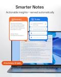 NoteKit Computer AI Meeting Assistant, viaim Voice Recorder with Transcription, 17 Languages, to-Do Lists & Summaries with viaim AI, Works on Windows & Mac, Ideal for Business, Remote Work, Education