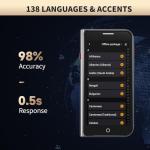 Language Translator Device No Wifi Needed, High-end Upgraded Ai Translator, Offline Real-Time Voice Spainish Translation, Support 139 Languages, Recording&Photo Premium Translation Device for Business