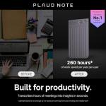 PLAUD AI Voice Recorder, Note AI Note Taking Device, Transcribe & Summarize, Support 112 Languages, 64GB Black Digital Audio Recorder for Lectures, Meetings, Calls, with Magnetic Dark Blue Case