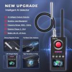 JAXTIN G66 Pro Hidden Camera Detector with AI Auto Scan, Magnetic GPS Tracker, Infrared Camera Finder, LED Display (Medium)