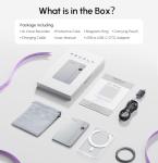 RECOLX AI Voice Recorder, App Control, Transcribe & Summarize with 71 Pro Templates, Deep AI Analysis, Record Anytime Anywhere for Meetings, Work, Lectures, 112 Languages,Grey