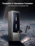 Timekettle X1 AI Interpreter Hub — 40-Language, Two-Way Translation Device for up to 50 Users. Perfect for Business, K-12 Education, and Real-time multilingual speeches