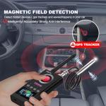 JAXTIN G66 Pro Hidden Camera Detector with AI Auto Scan, Magnetic GPS Tracker, Infrared Camera Finder, LED Display (Medium)