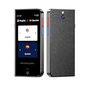 Language Translator Device, ChatGpt AI Translator, Instant Two-Way Voice Translation in 139 Languages, No WiFi Needed Real-Time Translation, Voice/Photo/Recording/Offline for Business Study Travel