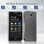 Language Translator Device, ChatGpt AI Translator, Instant Two-Way Voice Translation in 139 Languages, No WiFi Needed Real-Time Translation, Voice/Photo/Recording/Offline for Business Study Travel