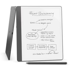 Amazon Kindle Scribe (32GB) - Your notes, documents and books, all in one place. With built-in AI notebook summarization. Includes Premium Pen - Tungsten