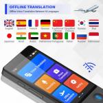 Language Translator Device, 2024 Instant Two-Way Language Translator, 144 Languages Supported, Online/Offline/AI/Voice/Photo Translation, Portable Translator Device for Business Learning Travel