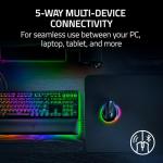 Razer Pro Click V2 Vertical Wireless Mouse: 6 Button Ergonomic Design - One Click AI Prompt - Supports Windows & Mac - Multi Device Connectivity via 2.4GHz, Bluetooth, or USB C Wired Mode - Chroma RGB