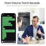 3-in-1 AI Translator Recorder, Language Translator Device, NO FEE for Translate & Transcribe, 140+ Language Translator, Online/Offline/Video/Photo Translation for Meeting Lecture Travel (Version 1)