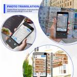 Language Translator Device, 2024 Instant Two-Way Language Translator, 144 Languages Supported, Online/Offline/AI/Voice/Photo Translation, Portable Translator Device for Business Learning Travel
