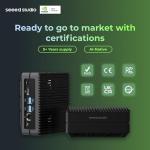 seeed studio NVIDIA Jetson Orin NX 16GB Edge AI Device - reComputer J4012, 4xUSB 3.2, M.2 Key E & Key M Slot, Pre-Installed Jetpack System with NVIDIA Jetpack on 128GB NVMe SSD