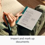 Amazon Kindle Scribe (32GB) - Your notes, documents and books, all in one place. With built-in AI notebook summarization. Includes Premium Pen - Tungsten