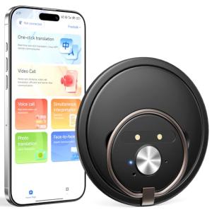 AI Translator Device, 3-in-1 Voice Translation Recorder Voice Translation, Voice Recording & Voice Transcription, 140+ Language Translator for Meeting Lecture Travel